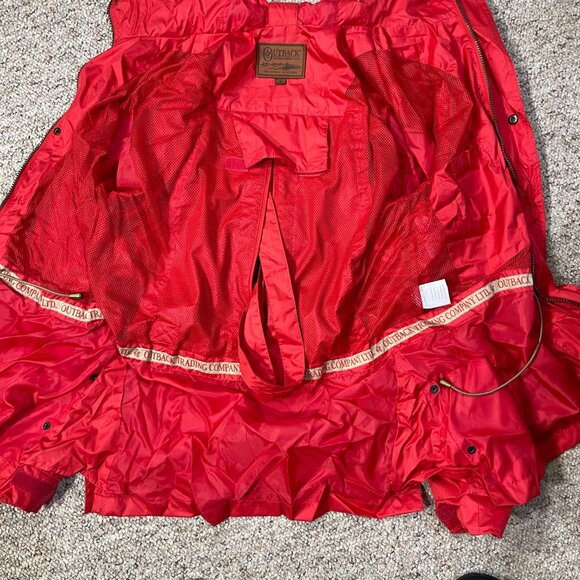 Outback Trading Company Pack-a-roo Parka Backpack Red Size S Small Hiking Lightw - Picture 10 of 13
